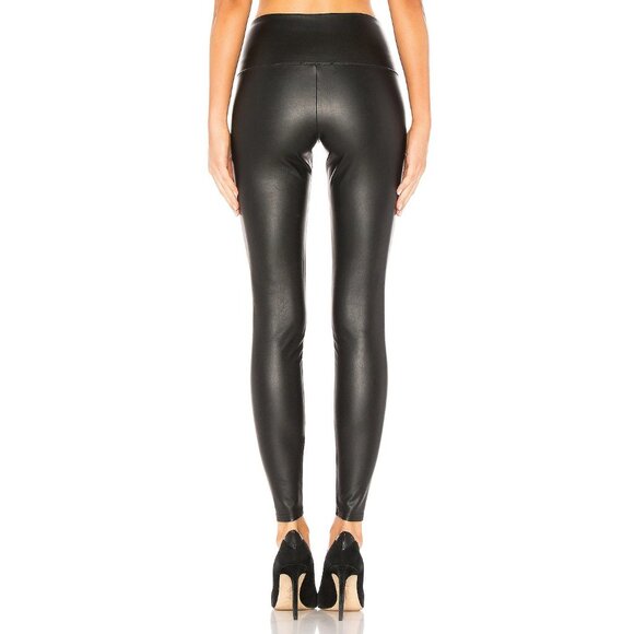ALLSAINTS Cora Leggings Black Faux Leather - Picture 3 of 4